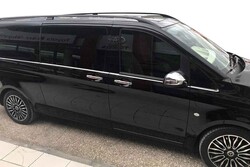 Tavan Çıtaları - Mercedes Vito W447 Solid Tavan Çıtası Siyah Uzun Şase 2014 ve Sonrası