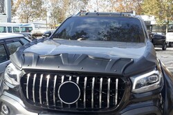 Mercedes X-Class Dragon Ön Kaput Rüzgarlığı 3 Parça 2017 ve Sonrası - Thumbnail