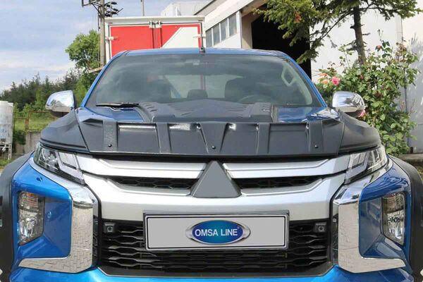 Mitsubishi L200 Dragon Ön Kaput Rüzgarlığı 3 Parça 2019-2023 Arası