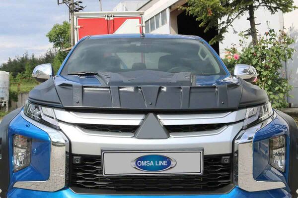 Mitsubishi L200 Dragon Ön Kaput Rüzgarlığı 3 Parça 2020 ve Sonrası