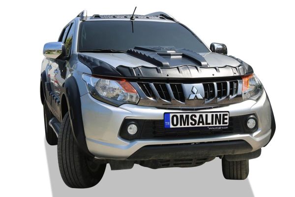 Mitsubishi L200 Dragon Ön Kaput Rüzgarlığı - Koruyucu 3 Parça 2015-2019 Arası