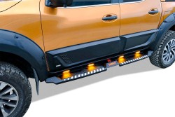 OMSA Nissan Navara Dakar Yan Basamak Siyah V2 Ledli 2015 ve Sonrası - Thumbnail