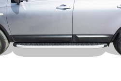 OMSA Nissan Qashqai 2 Blackline Yan Basamak Alüminyum 2010-2014 Arası - Thumbnail
