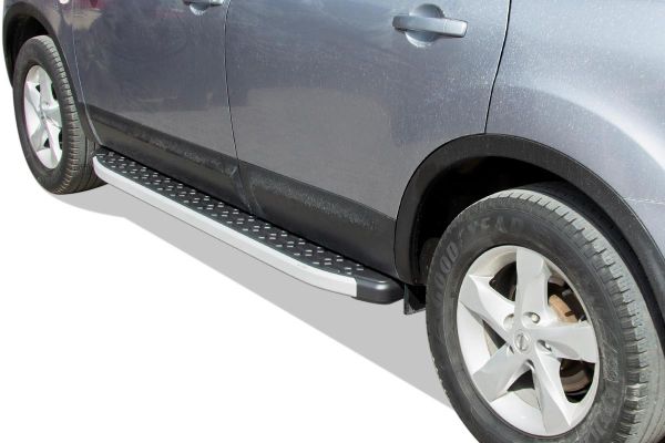 OMSA Nissan Qashqai 2 Blackline Yan Basamak Alüminyum 2010-2014 Arası