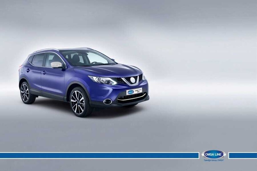 OMSA Nissan Qashqai 6 Takım Krom Set 2014-2021 Arası - Thumbnail