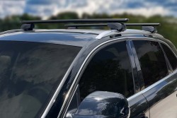 Nissan Qashqai Bold Bar V2 Ara Atkı Siyah 2 Parça 127cm 2021 ve Sonrası - Thumbnail