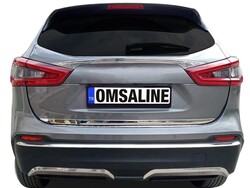 Krom Aksesuar » Omsa - Nissan Qashqai Krom Arka Tampon Çıtası 2014 ve Sonrası