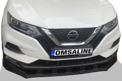 Nissan Qashqai Ön Tampon Lip Piano Black 2017-2021 Arası - Thumbnail