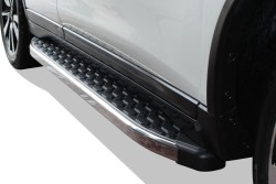 OMSA Nissan X-Trail Blackline Yan Basamak Krom 2014-2022 Arası - Thumbnail