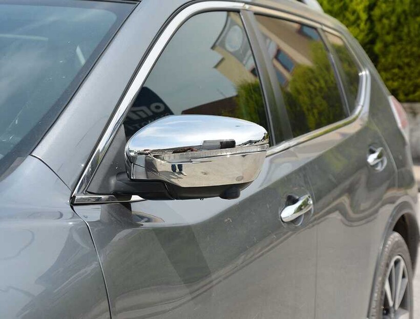 OMSA Nissan X-Trail Krom Ayna Kapağı 2 Parça Abs 2014-2021 Arası - Thumbnail