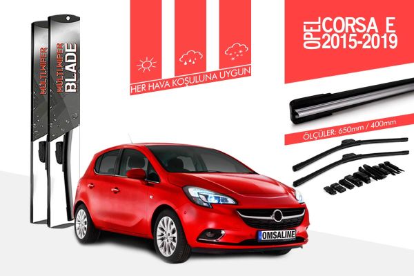 OMAC Opel Corsa E Muz Silecek 65-40cm 2015-2019 Arası