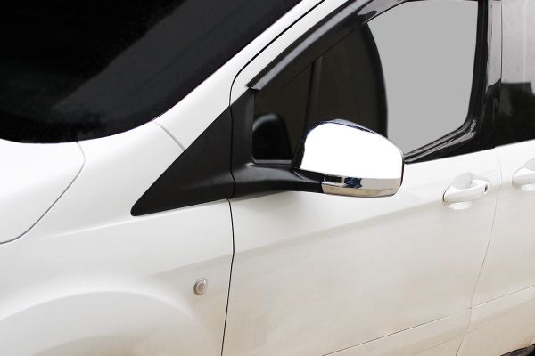 Omkar Ford Tourneo Courier Krom Ayna Kapağı Komple 2 Parça Abs 2014-2017