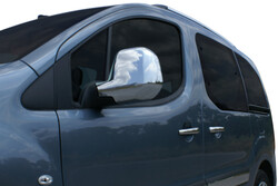 Omkar Peugeot Partner 2 Tepee Krom Ayna Kapağı 2 Parça ABS 2008-2012 Arası - Thumbnail