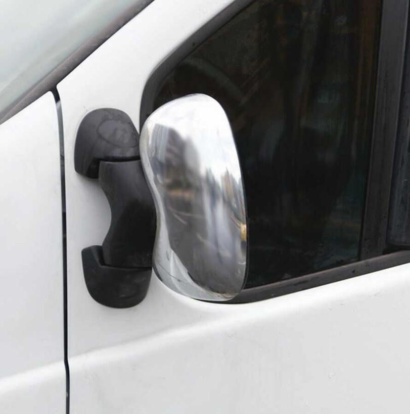 Omkar Renault Trafic 2 Krom Ayna Kapağı 2 Parça Abs 2001-2010 Arası - Thumbnail
