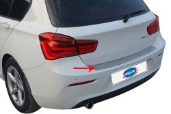 OMSA Bmw 1 Serisi F20 Krom Arka Tampon Eşiği Taşlı 2011-2019 Arası - Thumbnail