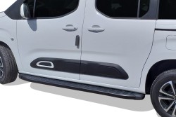 Yan Basamak - OMSA Citroen Berlingo 3 Blackline Yan Basamak Siyah 2019 ve Sonrası