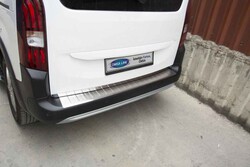 OMSA Citroen Berlingo 3 Krom Arka Tampon Eşiği Taşlı 2019 ve Sonrası - Thumbnail