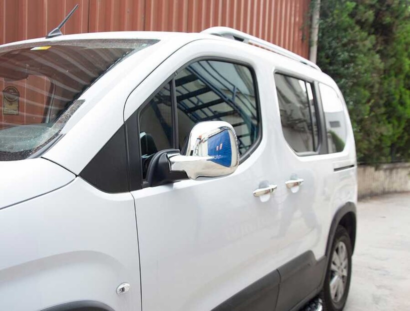 Krom Aksesuar » Omsa - OMSA Citroen Berlingo Krom Ayna Kapağı 2 Parça Abs 2012 ve Sonrası Minivan