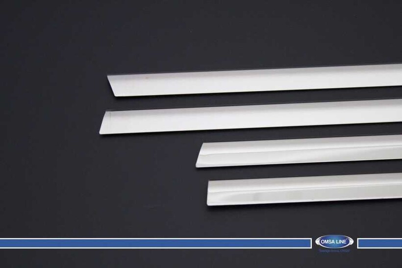 OMSA Citroen C4 Sedan Krom Cam Çıtası 8 Parça 2004-2010 Arası - Thumbnail