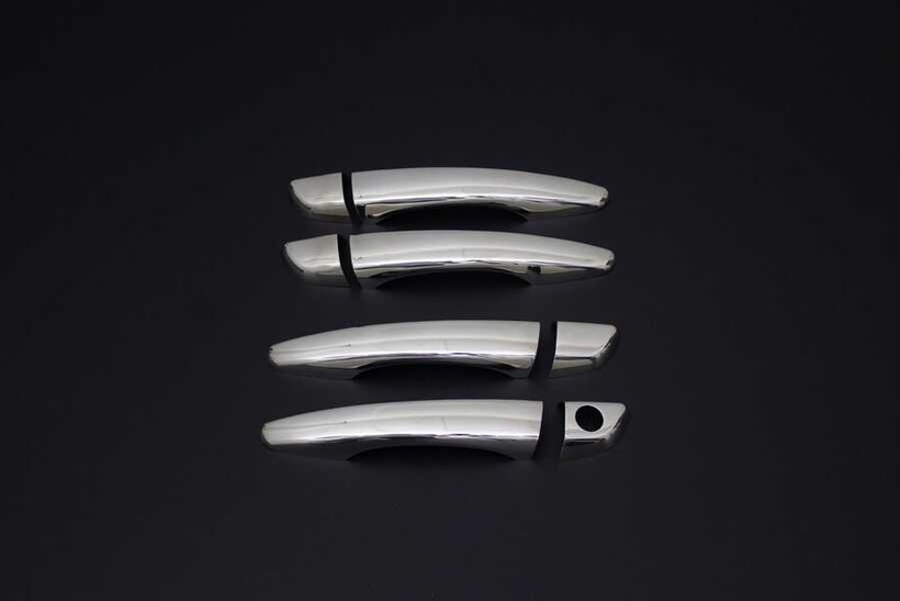 Krom Aksesuar » Omsa - OMSA Citroen C5 Aircross Krom Kapı Kolu 4 Kapı 8 Parça Sensörsüz 2017-2024 Arası