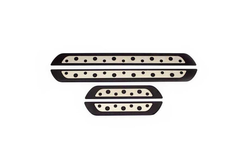 Krom Aksesuar » Omsa - OMSA Dacia Sandero 2 Stepway Kapı Eşiği Dotline 4 Parça Abs 2012-2020 Arası