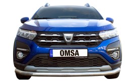 OMSA Dacia Sandero Stepway Krom Sis Far Çerçevesi 2 Parça 2021 ve Sonrası - Thumbnail