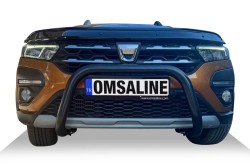 OMSA Dacia Sandero Stepway Pars Ön Koruma Çap:60 Siyah 2020-2025 Arası - Thumbnail