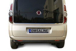 OMSA Fiat Doblo 2 Krom Bagaj Camı Alt Çıtası 2010-2021 Arası - Thumbnail