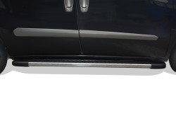 OMSA Fiat Doblo 2 Nevada Yan Basamak Krom Kısa Şase 2010-2015 Arası - Thumbnail
