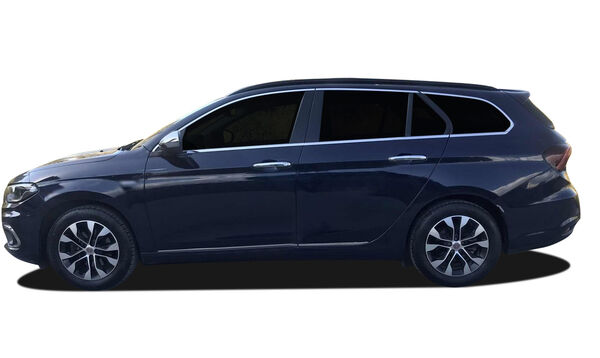 OMSA Fiat Egea SW Krom Üst Cam Çerçevesi 6 Parça 2016 ve Sonrası