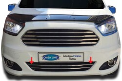 OMSA Ford Courier Krom Ön Tampon Çıtası 2 Parça 2014-2017 Arası - Thumbnail