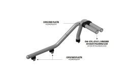 OMSA Ford F150 Kobra Roll Bar Çap:76 Krom 2009 ve Sonrası - Thumbnail