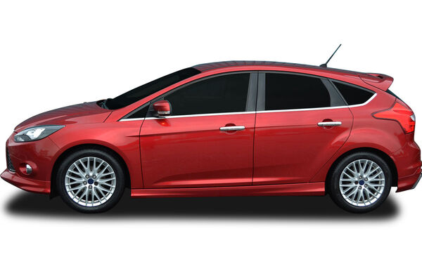 OMSA Ford Focus 3 HB Krom Cam Alt Çıtası 8 Parça 2010-2018 Arası