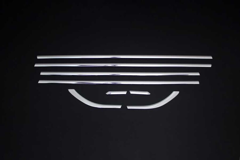 Krom Aksesuar » Omsa - OMSA Ford Mondeo 5 Sedan Krom Cam Alt Çıtası 8 Parça 2015-2022 Arası