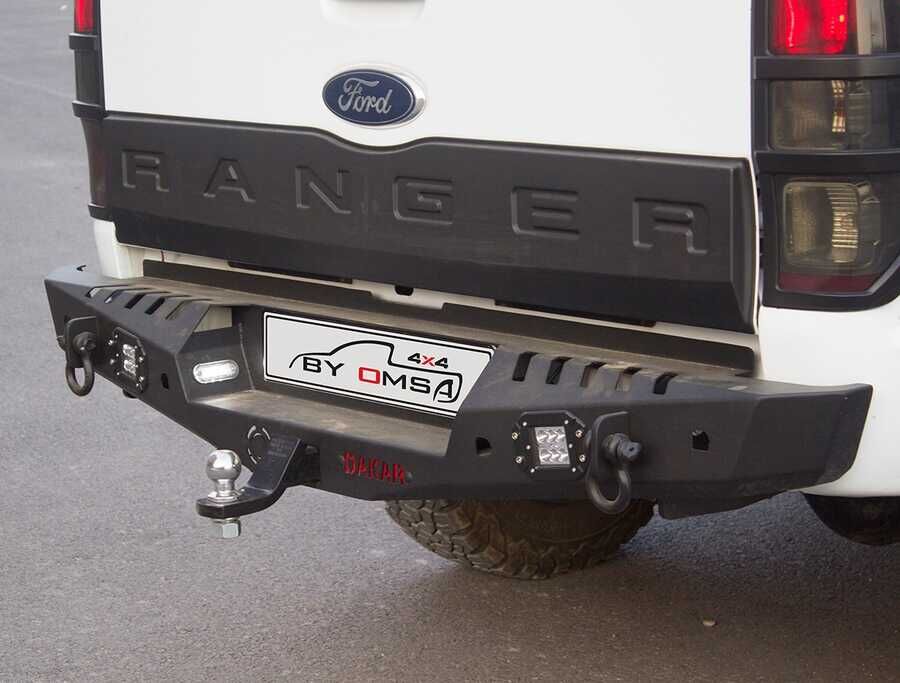 OMSA Ford Ranger Dakar Çelik Arka Tampon Ledli Sensörlü 2011-2022 Arası