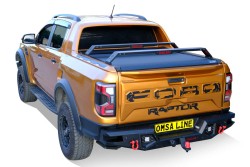 Arka Korumalar - OMSA Ford Ranger Dakar V2 Çelik Arka Tampon Ledli Sensörlü-Sensörsüz 2011-2022 Arası