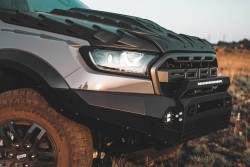 Ön Korumalar - OMSA Ford Ranger Raptor Dakar Çelik Ön Tampon Sensörsüz 2019-2022 Arası