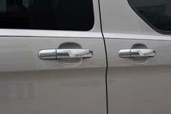 OMSA Ford Tourneo Custom Krom Cam Alt Çıtası 8 Parça Uzun Şase 2012 ve Sonrası - Thumbnail