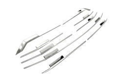 OMSA Ford Tourneo Custom Krom Ön Panjur Çıtası 9 Parça 2024 ve Sonrası - Thumbnail