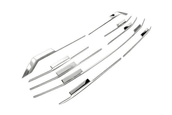 OMSA Ford Tourneo Custom Krom Ön Panjur Çıtası 9 Parça 2024 ve Sonrası