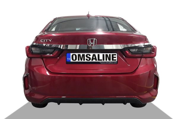 OMSA Honda City Krom Bagaj Çıtası Plaka Üstü 3 Parça 2021 ve Sonrası