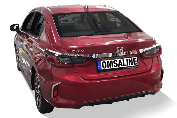 OMSA Honda City Krom Bagaj Çıtası Plaka Üstü 3 Parça 2021 ve Sonrası