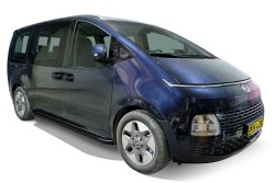 Yan Basamak - OMSA Hyundai Staria Dot Line Yan Basamak Siyah 2021 ve Sonrası