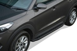 OMSA Hyundai Tucson Proside Yan Basamak Siyah 2015-2019 Arası - Thumbnail