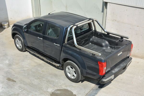 OMSA Isuzu D-Max Kobra Roll Bar Çap:60 Krom 2012 ve Sonrası