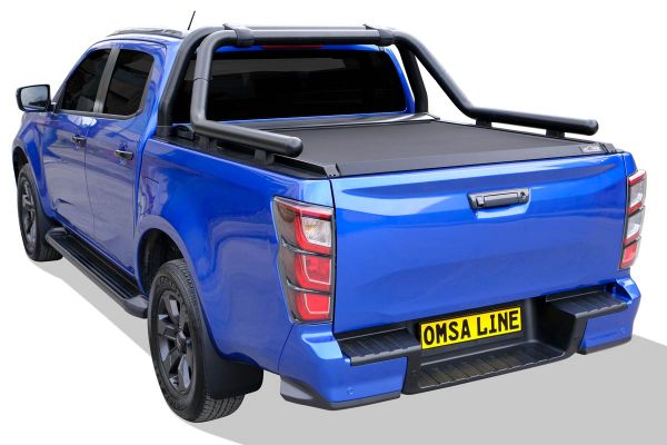 OMSA Isuzu D-Max Kobra Roll Bar Çap:76 Siyah 2021 ve Sonrası