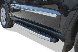OMSA Jeep Grand Cherokee 4 Blackline Yan Basamak Krom 2011-2021 Arası - Thumbnail