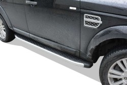 OMSA Land Rover Discovery 3-4 Blackline Yan Basamak Alüminyum 2004-2017 Arası - Thumbnail