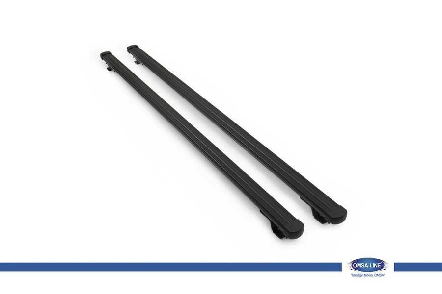 Omsa Line Om Bar Ara Atkı Siyah 2 Parça 140 cm