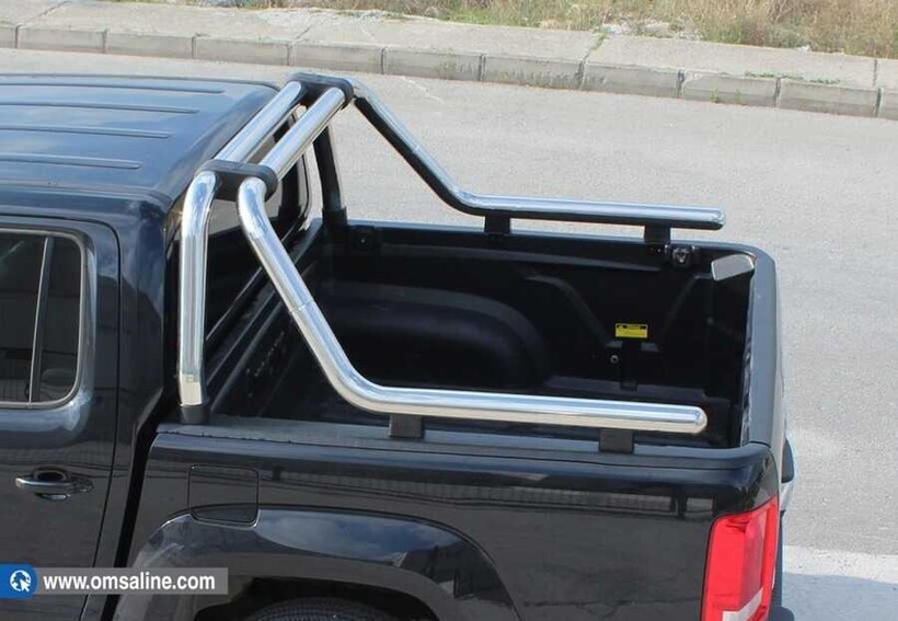 OMSA Mazda BT-50 Kobra Roll Bar Çap:76 Krom 2006-2011 Arası - Thumbnail